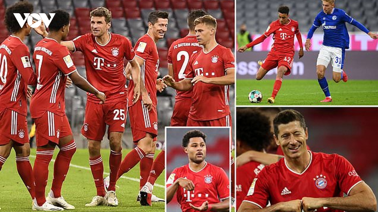 Bayern Munich khởi đầu Bundesliga bằng màn hủy diệt Schalke 8-0