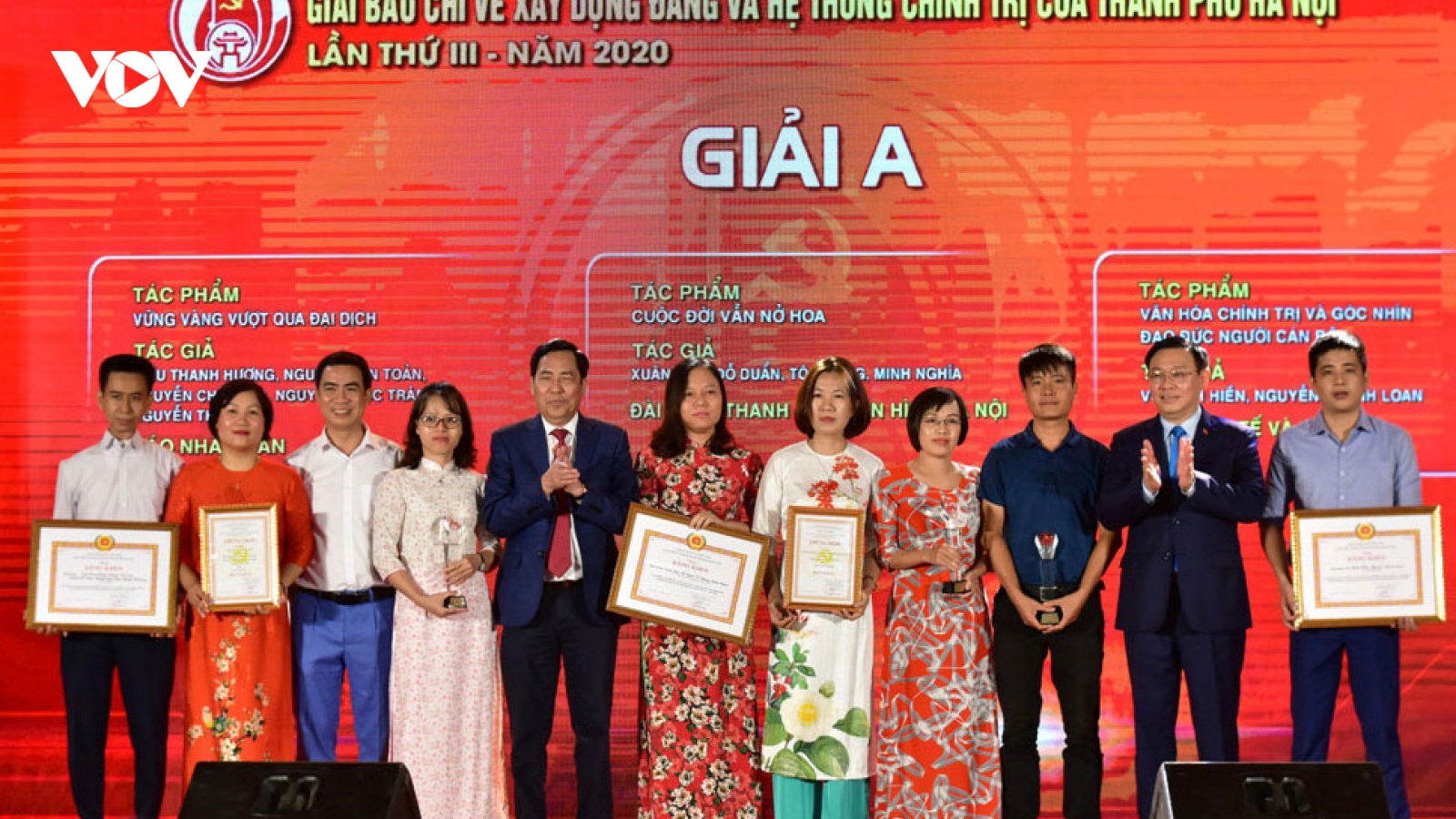 Hà Nội: Trao 2 giải báo chí về xây dựng Đảng và phát triển văn hóa lần thứ III