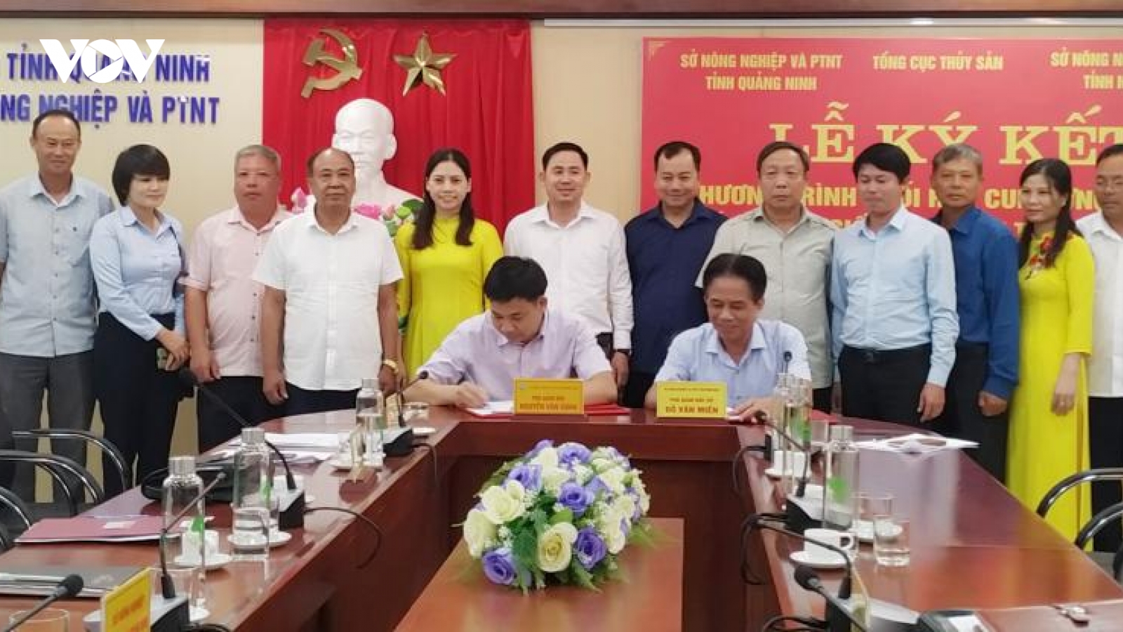 Quảng Ninh và Ninh Bình ký kết cung ứng, quản lý chất lượng giống thủy, hải sản