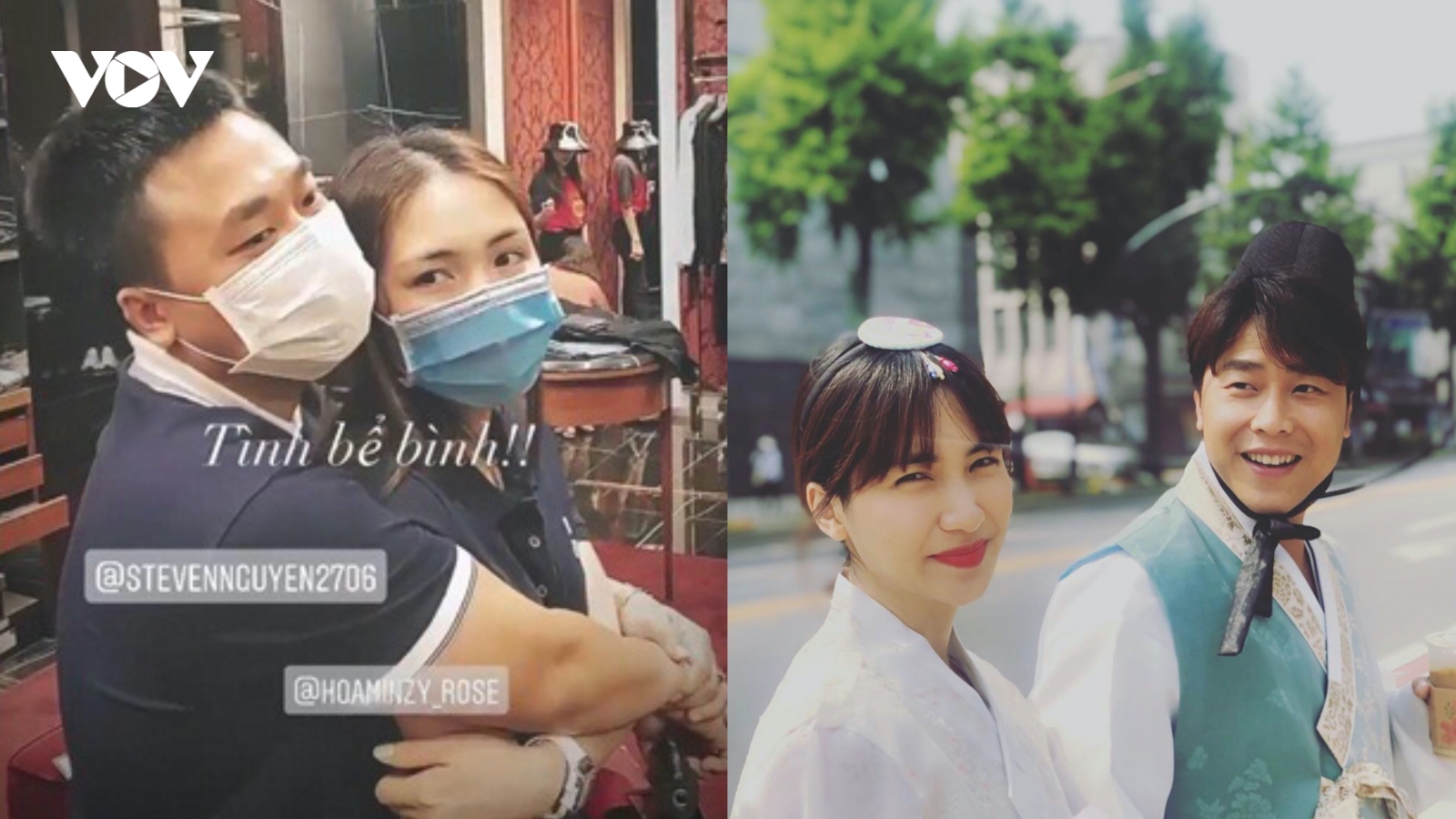 Chuyện showbiz: Bạn trai thiếu gia tình tứ ôm chặt Hoà Minzy khi đi shopping