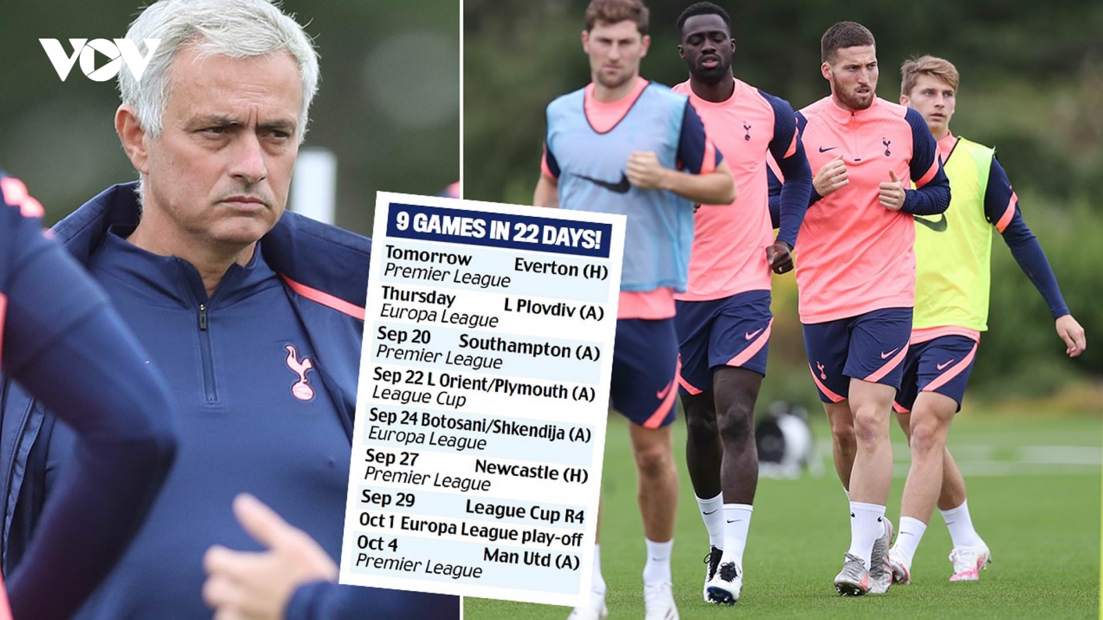 Mourinho bức xúc vì lịch thi đấu "hành xác" của Tottenham