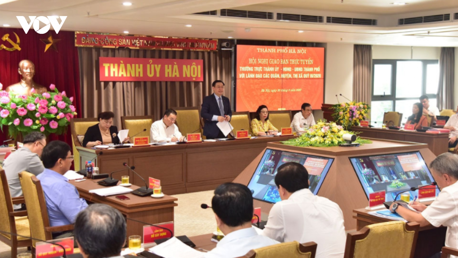 Bí thư Thành ủy Hà Nội Vương Đình Huệ: Không để cán bộ ‘tròn vo’ không làm gì