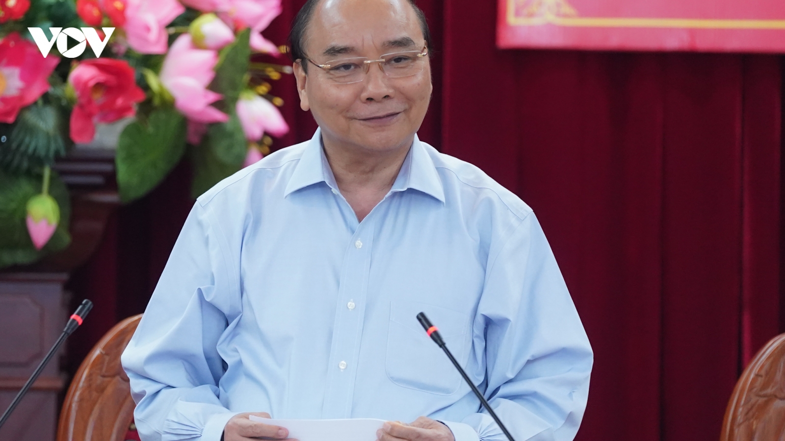 Thủ tướng Nguyễn Xuân Phúc làm việc với lãnh đạo chủ chốt tỉnh Đắk Lắk