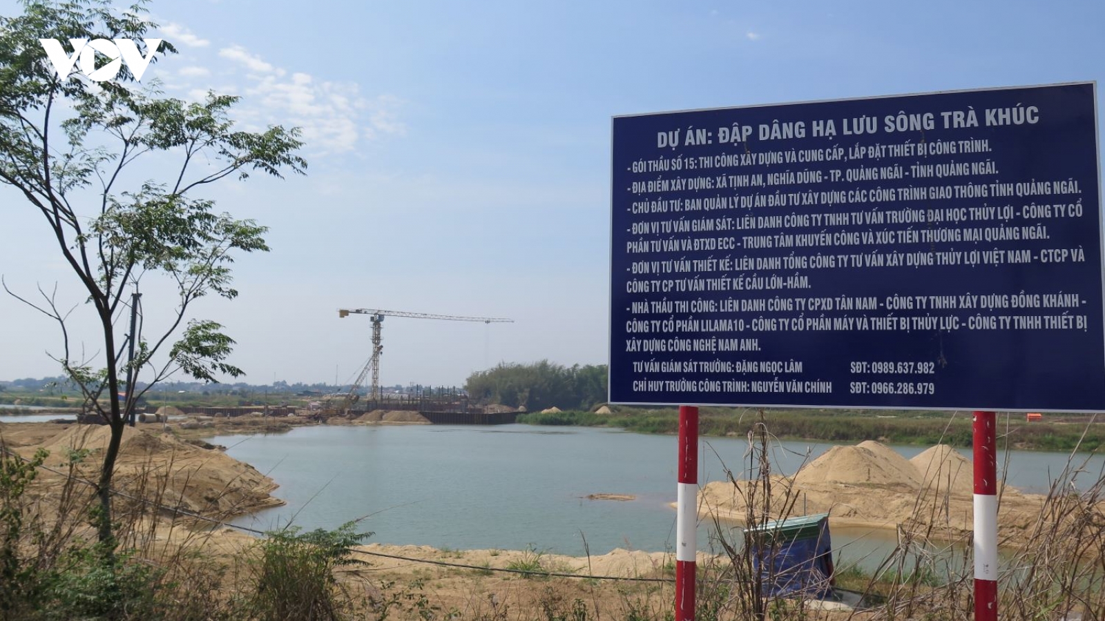 Quảng Ngãi yêu cầu dừng ngay việc thi công đập dâng hạ lưu sông Trà Khúc