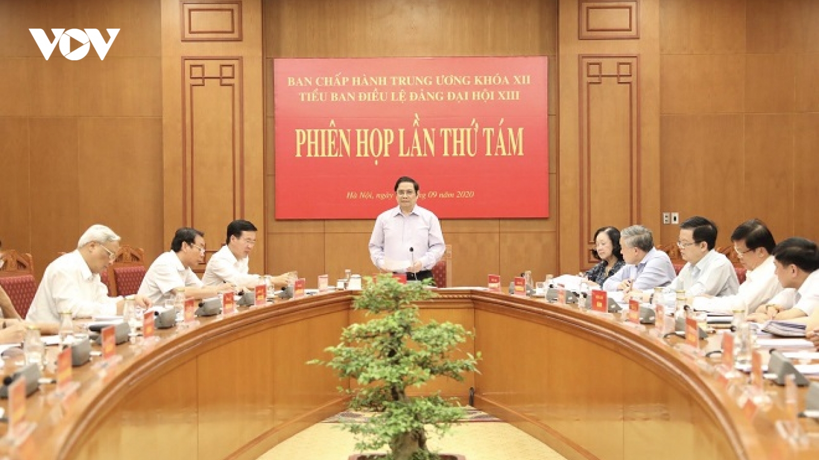 Tiểu ban Điều lệ Đảng Đại hội XIII họp phiên thứ tám