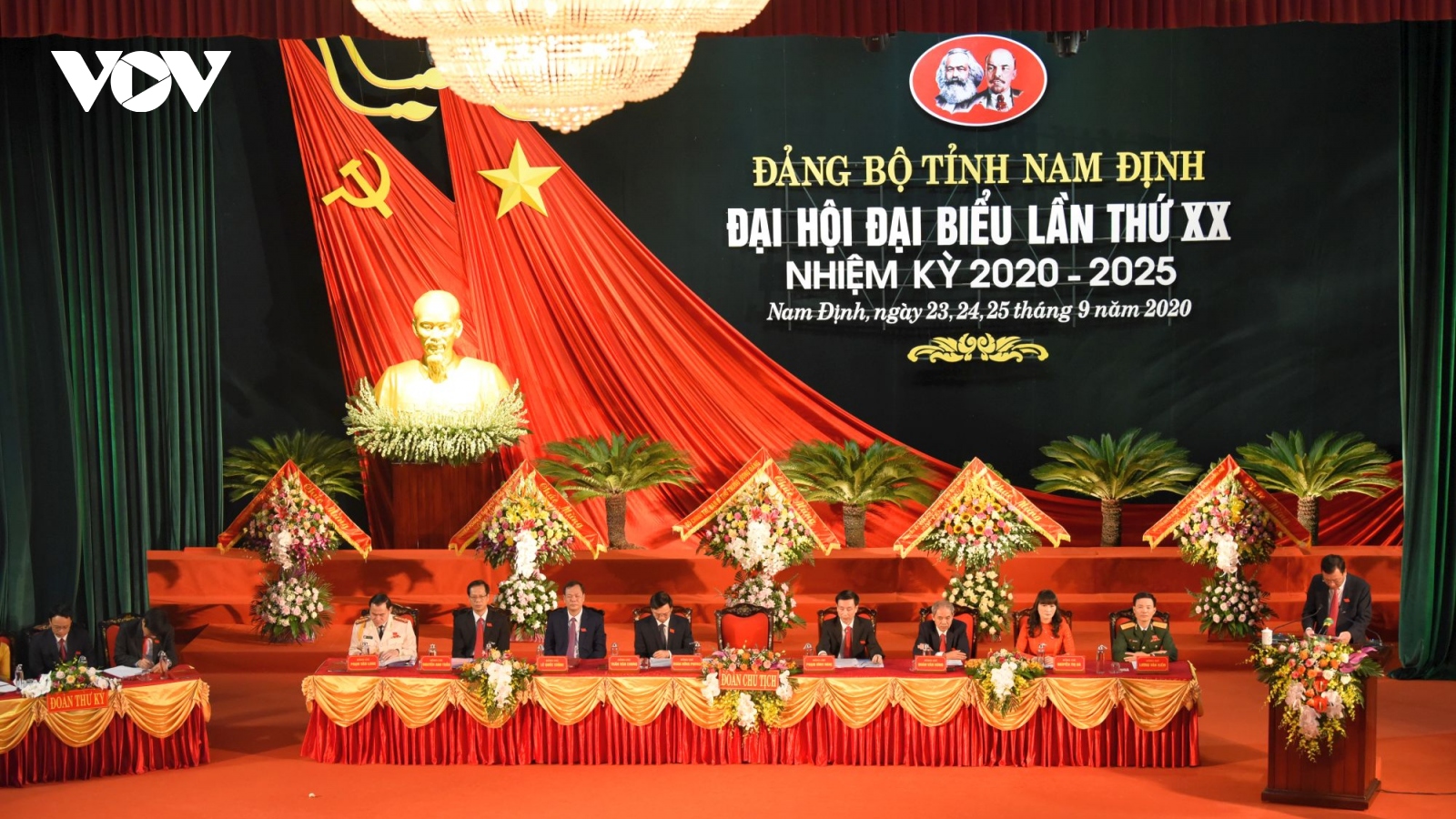 Khai mạc Đại hội đại biểu Đảng bộ tỉnh Nam Định nhiệm kỳ 2020-2025