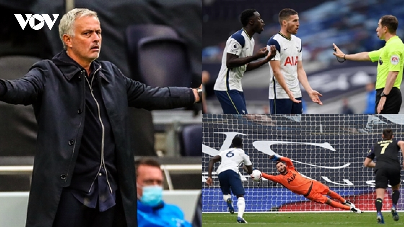 Mourinho "chết đứng" vì VAR, Tottenham đánh rơi chiến thắng trong nỗi cay đắng