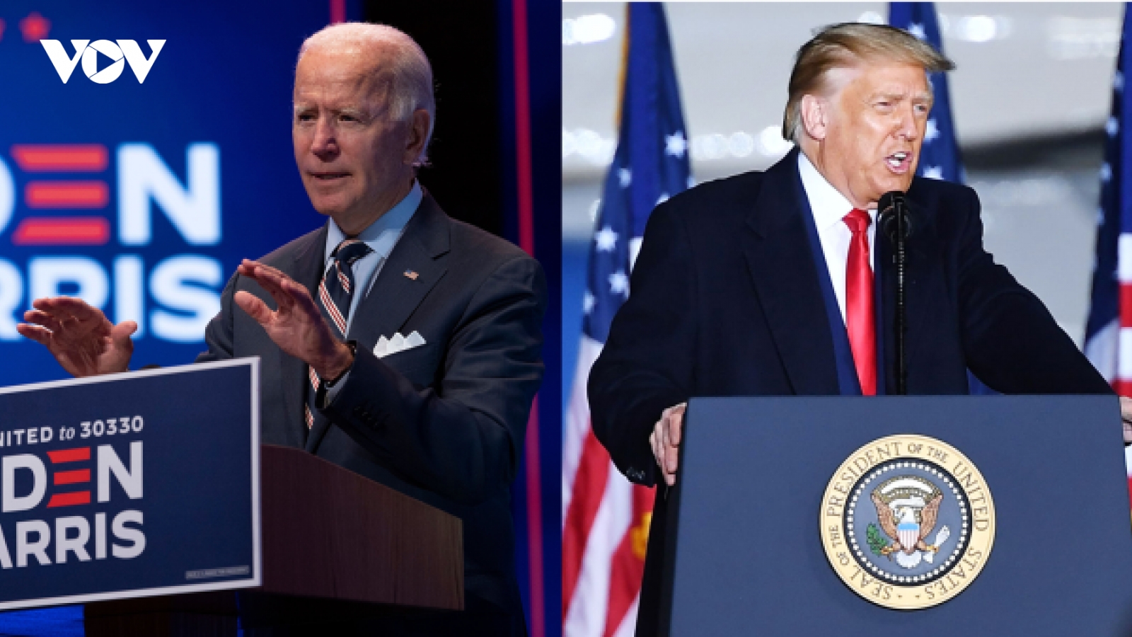 Ông Biden dẫn trước ông Trump 10 điểm trong 2 cuộc thăm dò dư luận