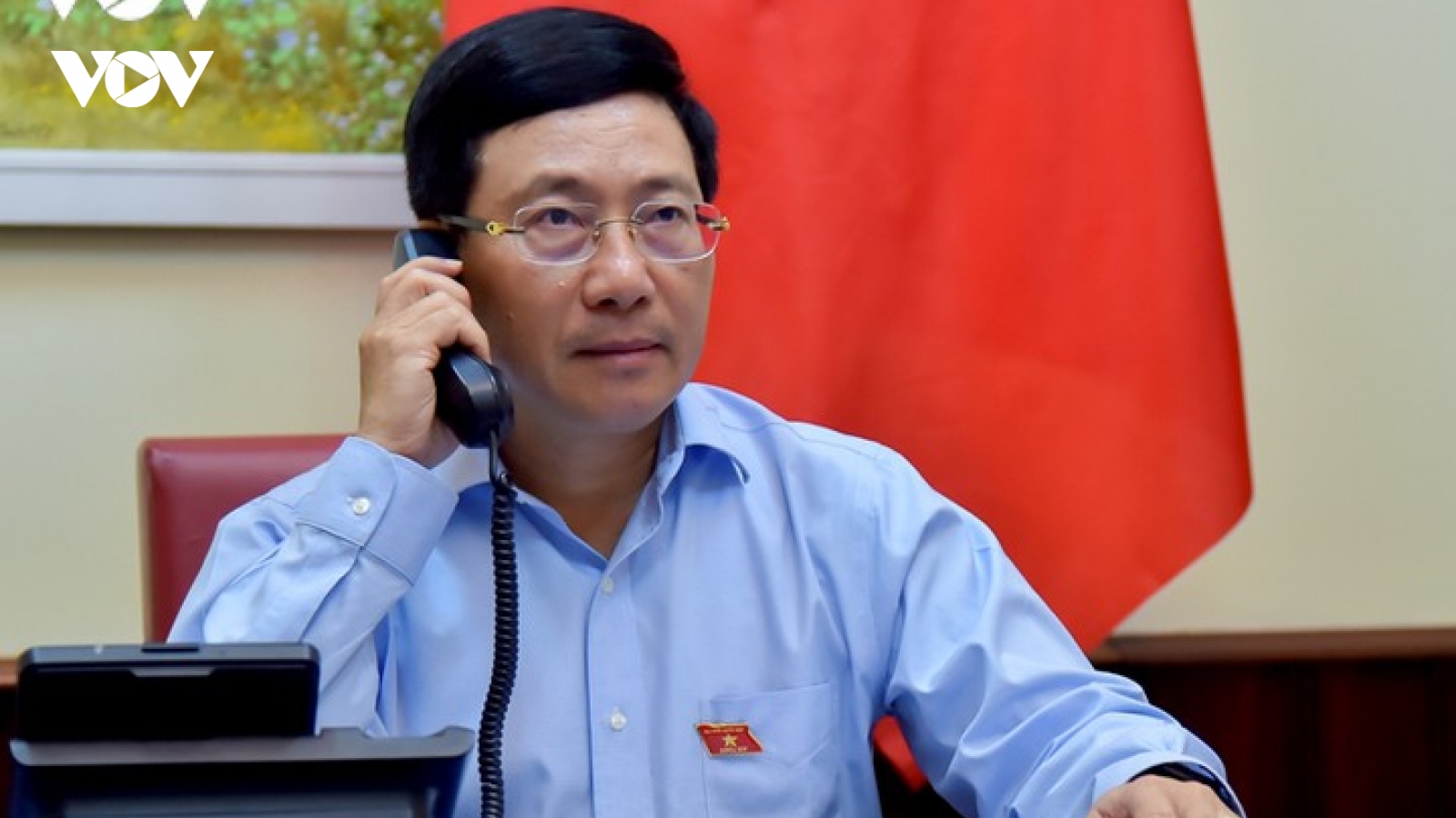 Phó Thủ tướng Phạm Bình Minh điện đàm với Bộ trưởng Ngoại giao Đức