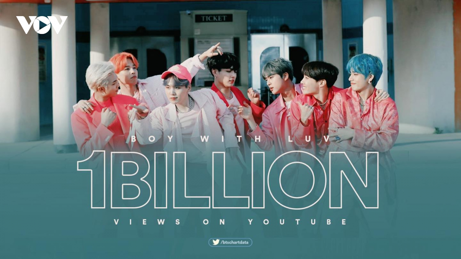 "Boy with luv" của BTS chính thức cán mốc 1 tỷ lượt xem
