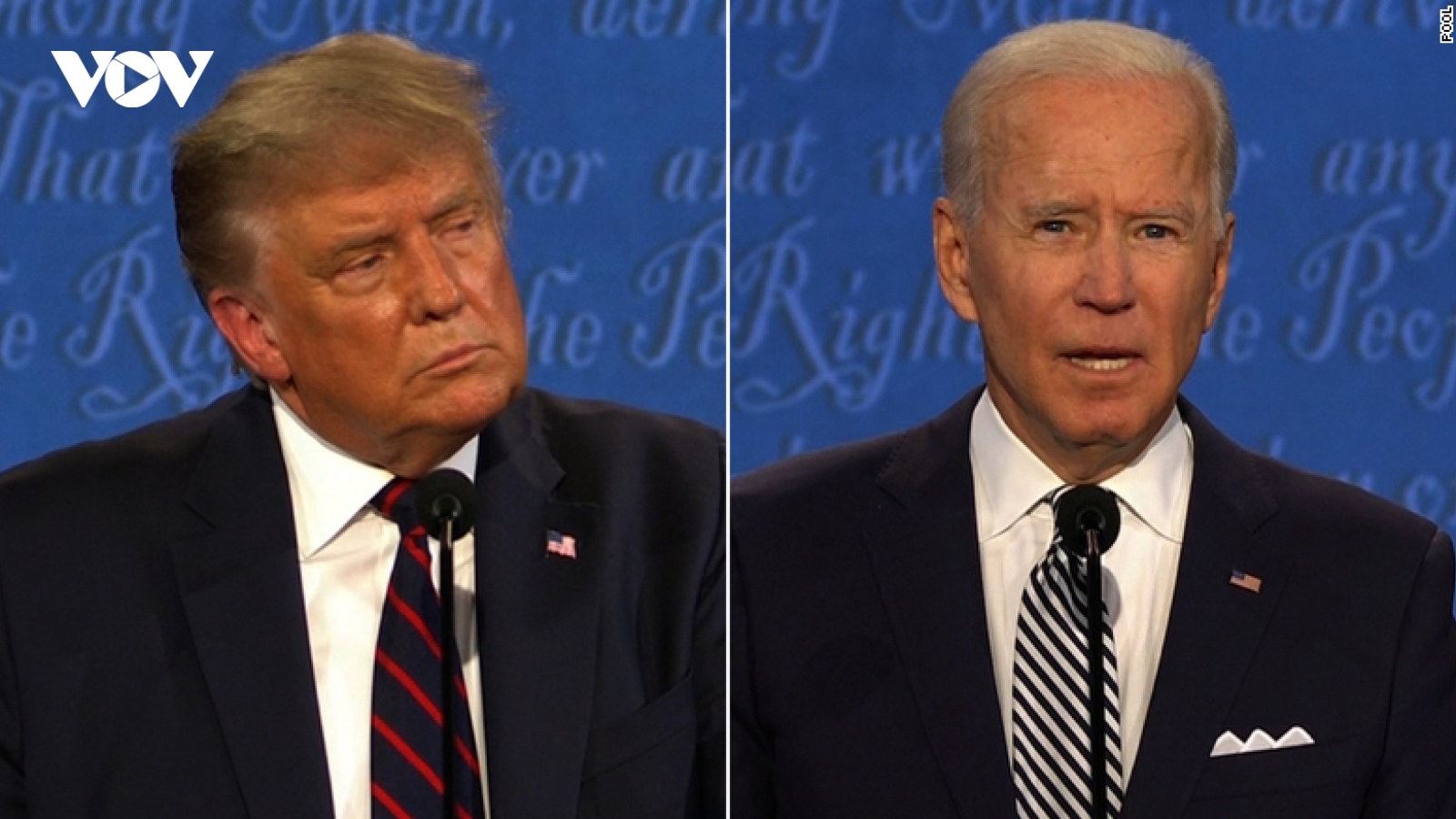 Bầu cử Mỹ: Ông Biden gia tăng cách biệt sau khi ông Trump mắc Covid-19