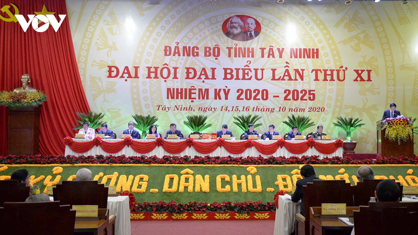 Ông Trần Thanh Mẫn dự khai mạc Đại hội Đảng bộ tỉnh Tây Ninh