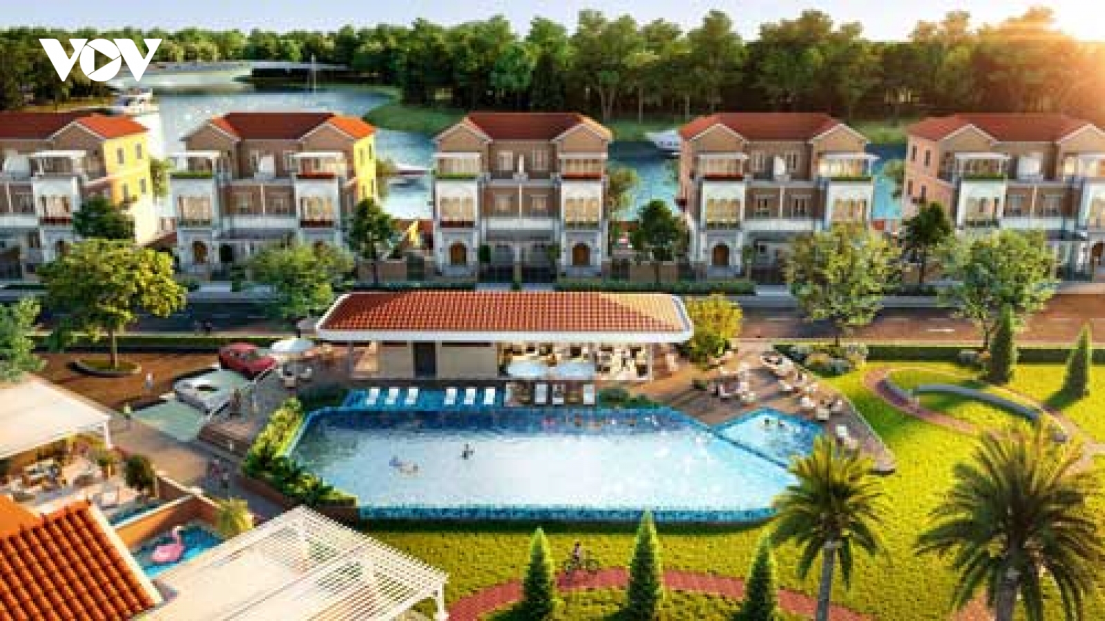 Gia đình Khánh Thi – Phan Hiển tận hưởng “chất xanh” giữa Aqua City