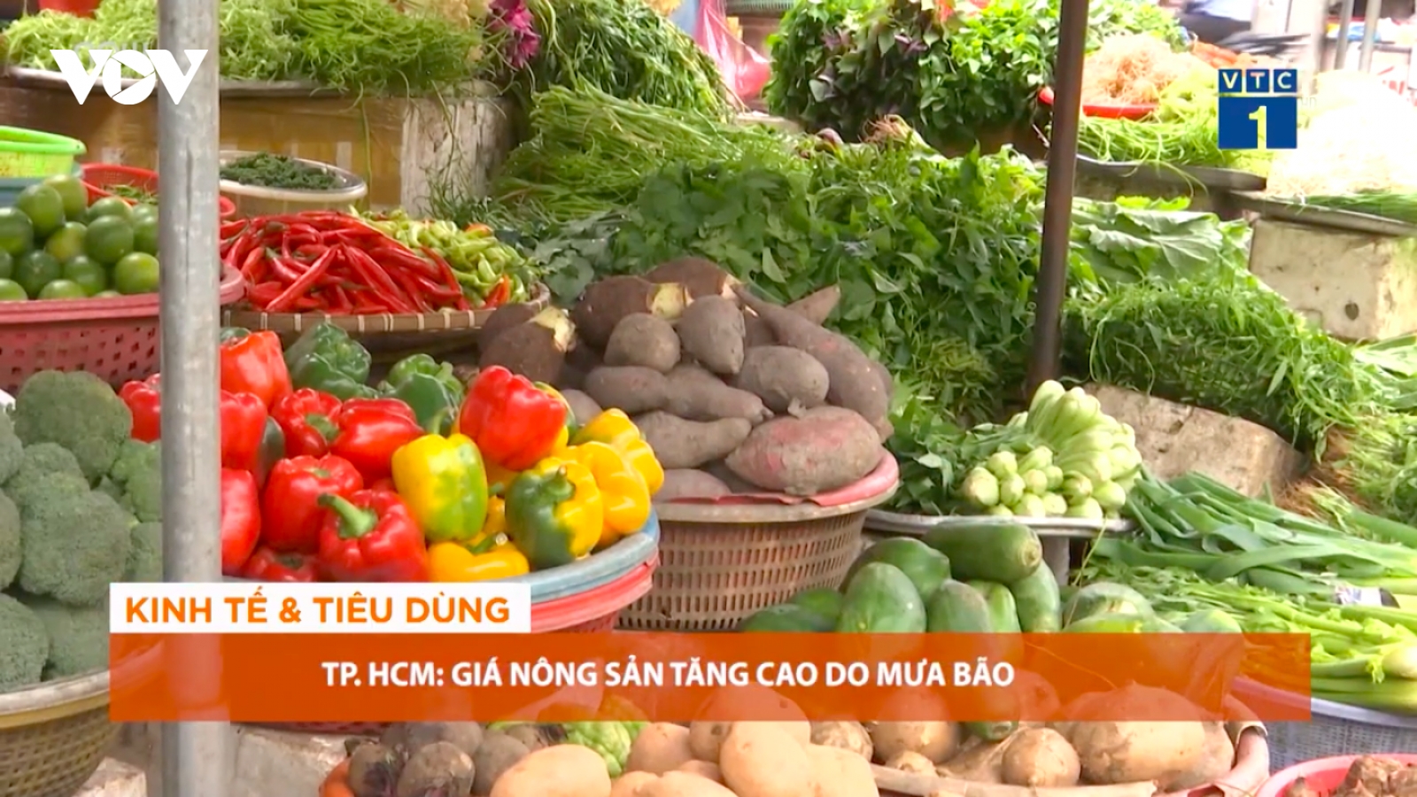 Giá rau xanh tăng vọt sau chuỗi ngày mưa lớn
