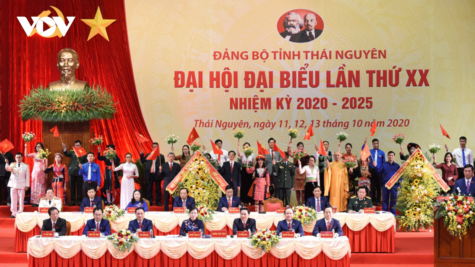 Khai mạc Đại hội đại biểu Đảng bộ tỉnh Thái Nguyên lần thứ XX