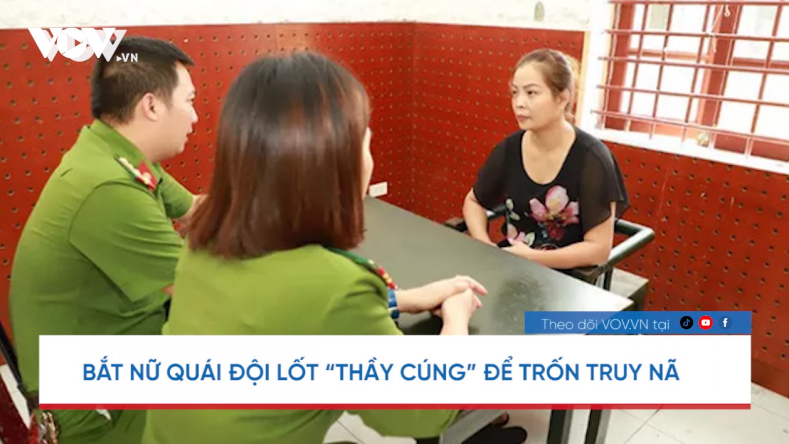 Bị truy nã ở Yên Bái, “nữ quái” trốn về Hà Nội hành nghề thầy cúng