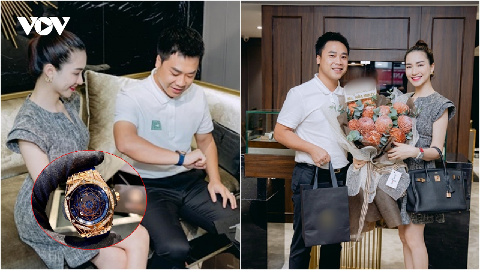Hòa Minzy chi tiền tỷ mua đồng hồ tặng bạn trai