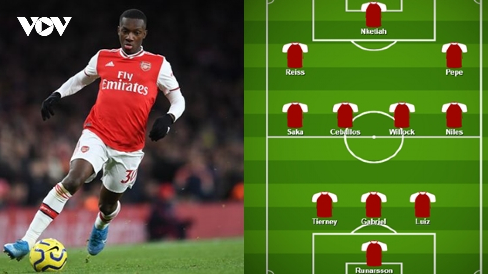 Đội hình dự kiến của Arsenal trước Liverpool: Niềm hy vọng từ "Henry mới"