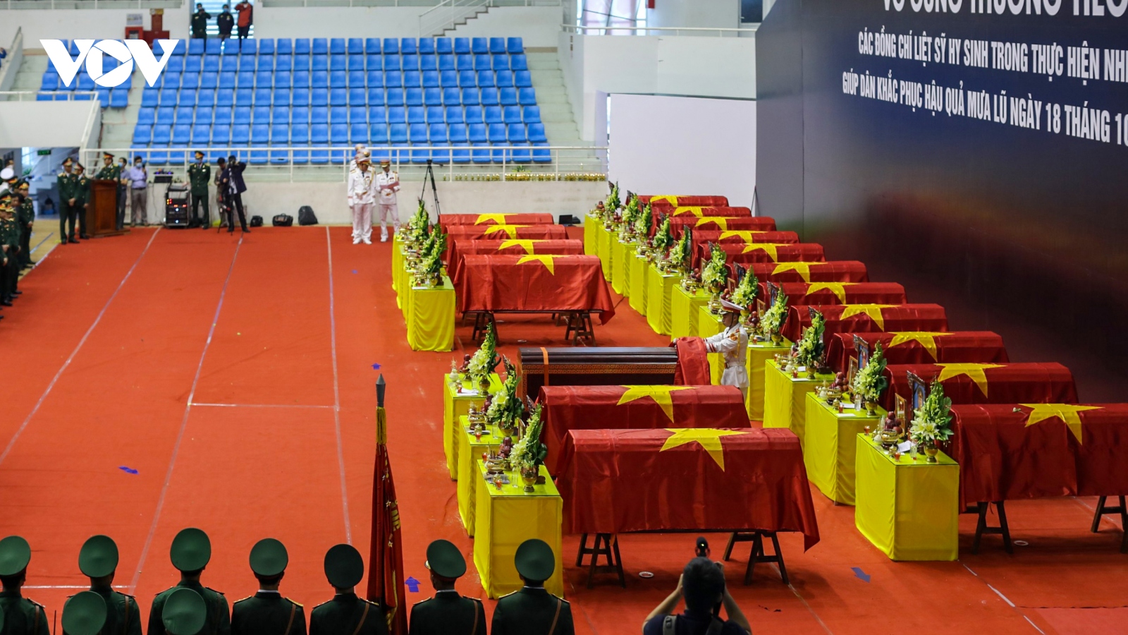 Xúc động lễ viếng 22 cán bộ, chiến sĩ Đoàn KTQP 337 hy sinh tại Quảng Trị