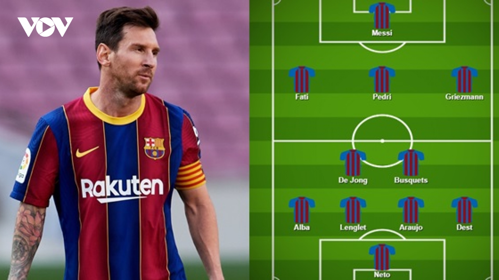 Đội hình dự kiến của Barca trước Juventus: Messi dìu dắt 2 chân sút 17 tuổi