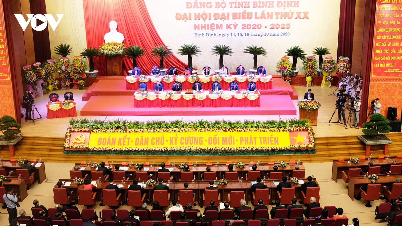 Khai mạc Đại hội Đảng bộ tỉnh Bình Định lần thứ XX