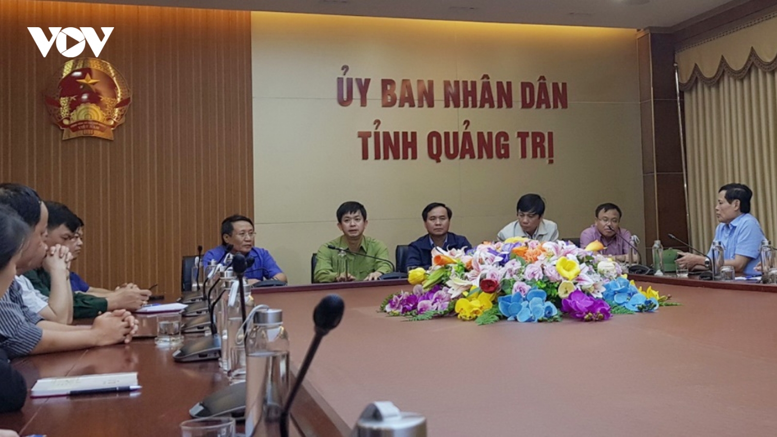 Họp khẩn ứng phó với mưa lũ, sạt lở đất nghiêm trọng tại Quảng Trị
