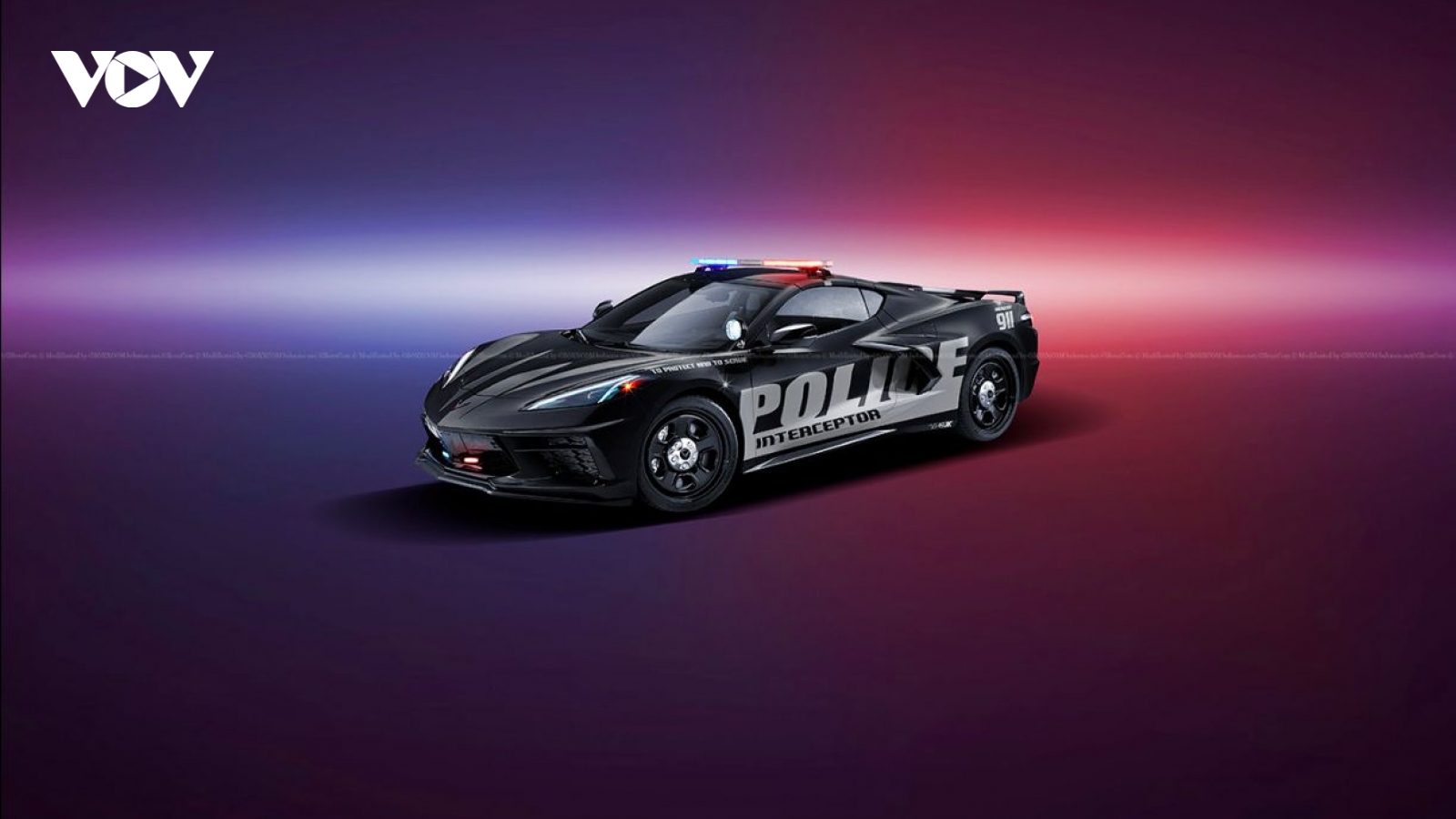 Chevrolet Corvette thế hệ mới sẽ ra sao nếu là xe cảnh sát?
