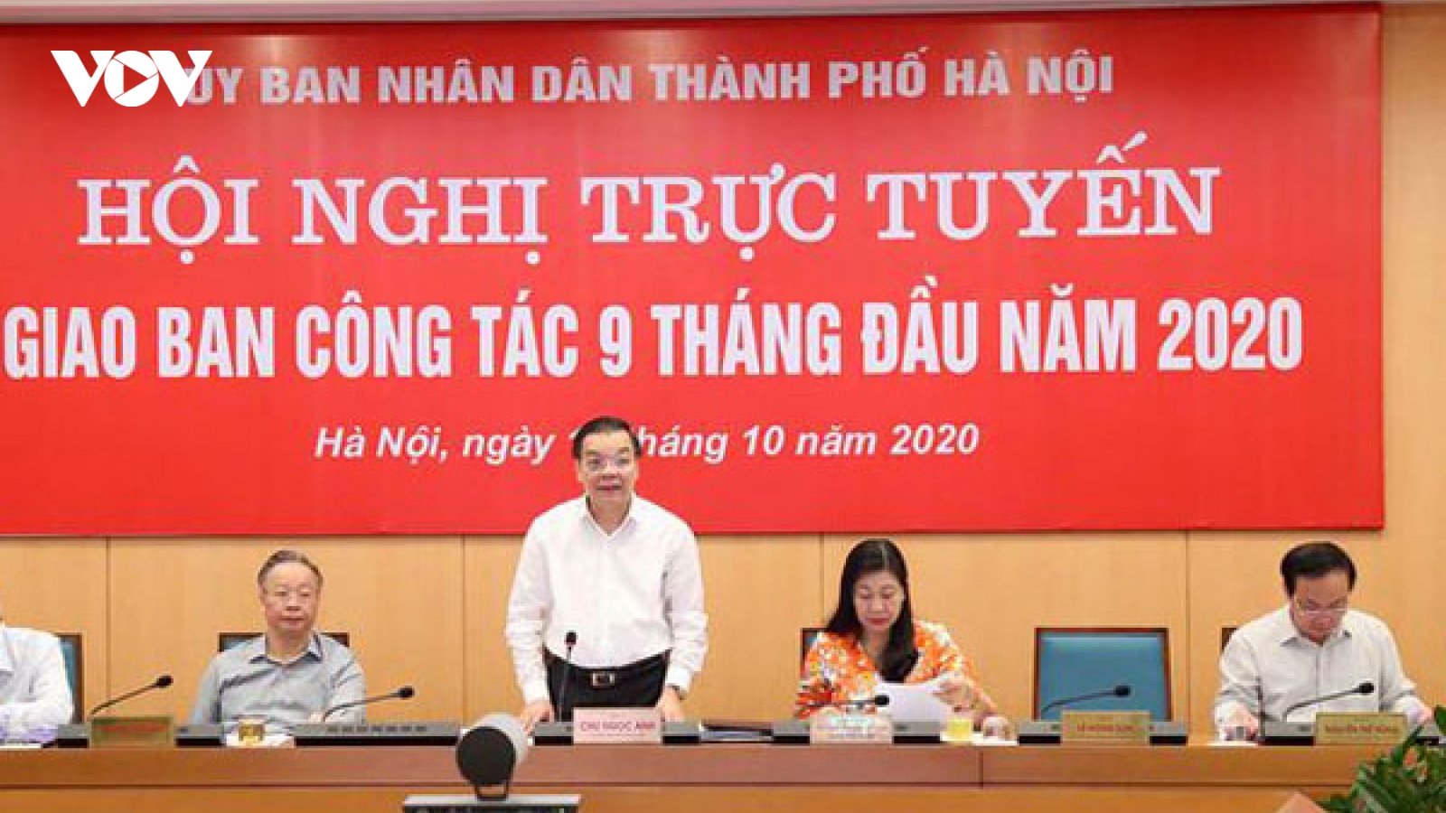 Chủ tịch TP Hà Nội Chu Ngọc Anh: Thực hiện mục tiêu "kép" là nhiệm vụ hàng đầu