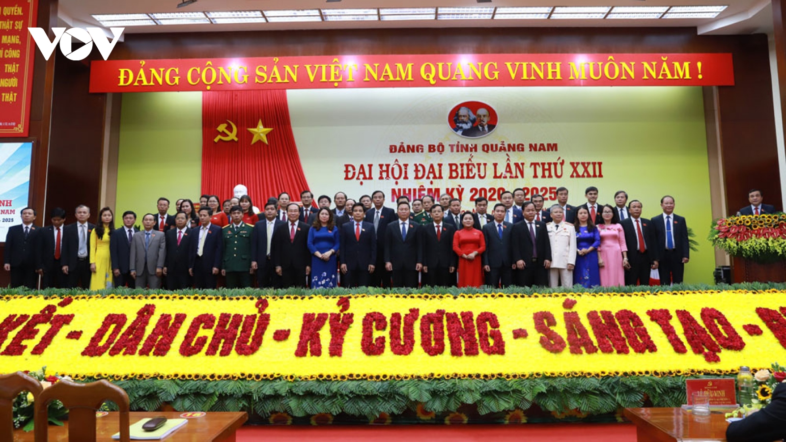 Bế mạc Đại hội Đảng bộ tỉnh Quảng Nam lần thứ XXII