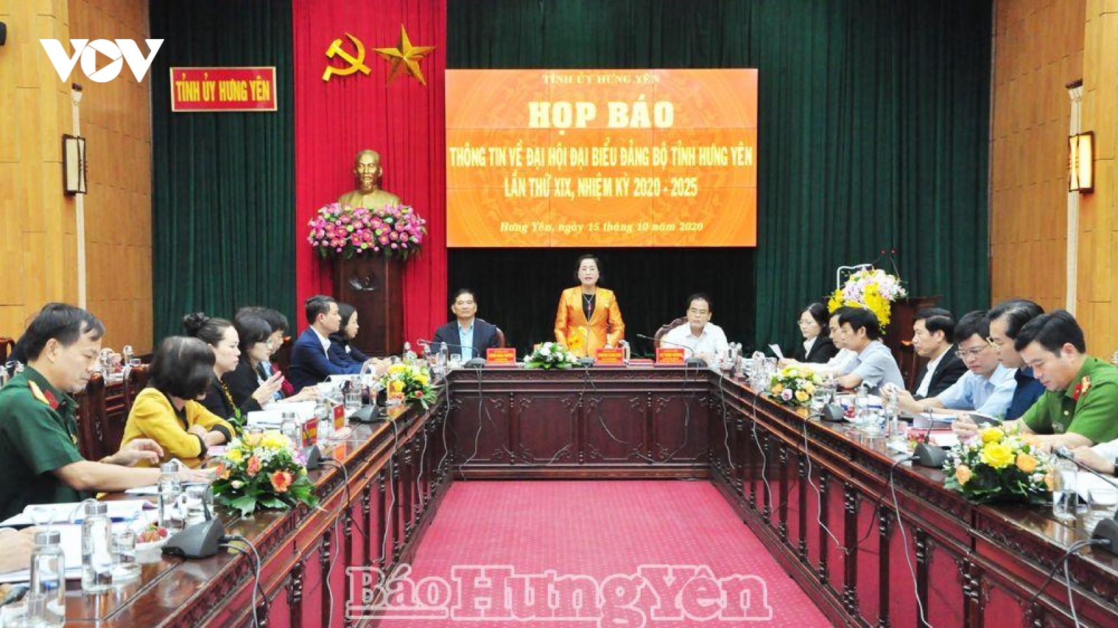 Đại hội đại biểu Đảng bộ Hưng Yên diễn ra từ ngày 24-26/10