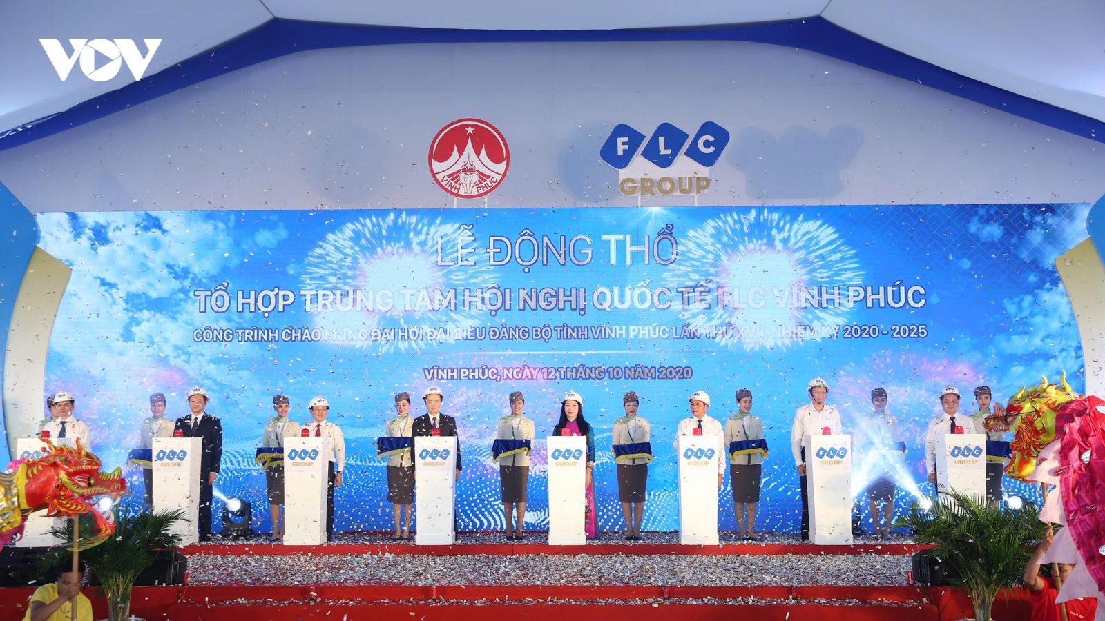 Khởi công xây dựng Tổ hợp Trung tâm Hội nghị quốc tế FLC Vĩnh Phúc