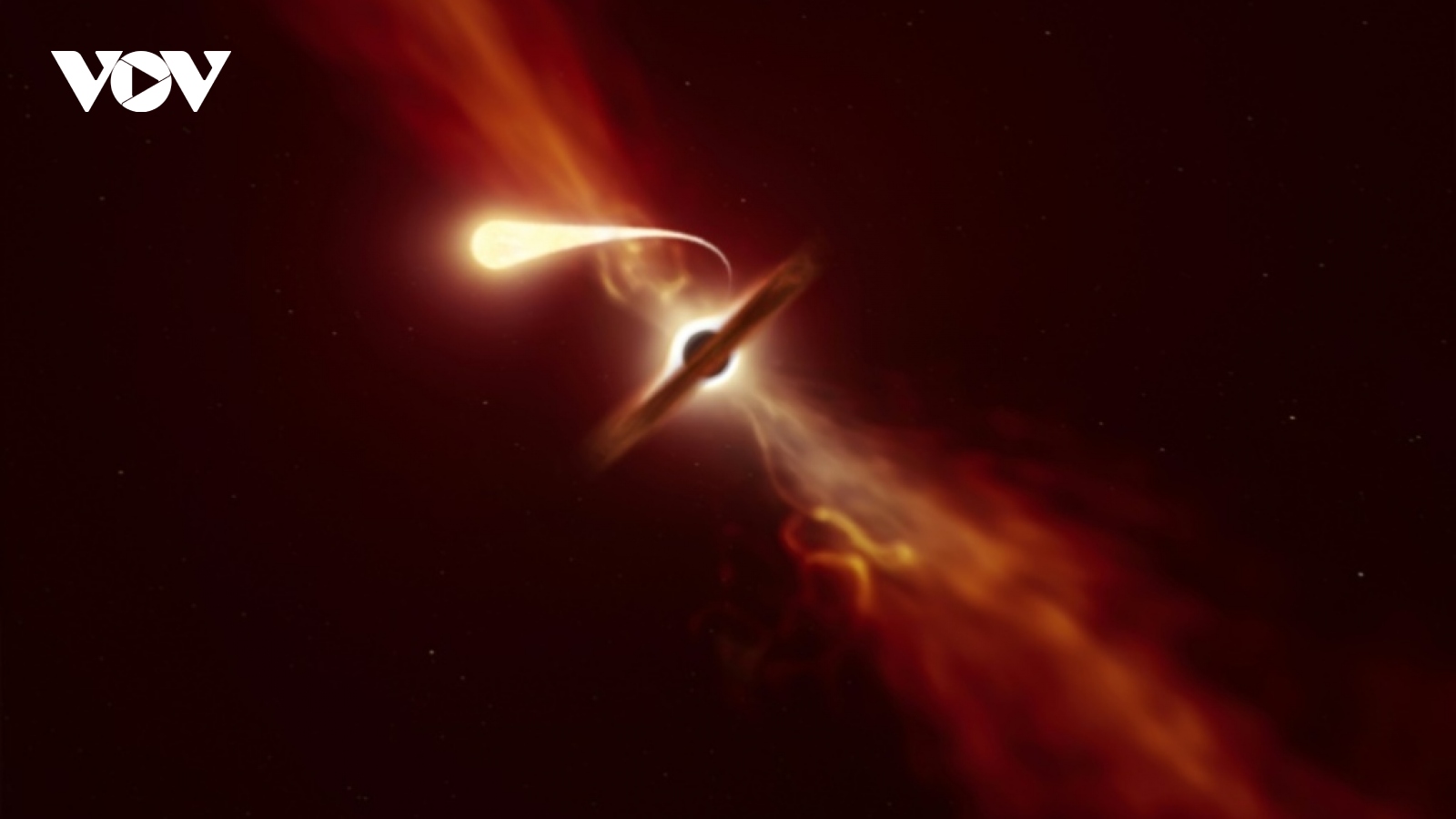 Video: Khoảnh khắc hố đen “quái vật” nuốt chửng một ngôi sao