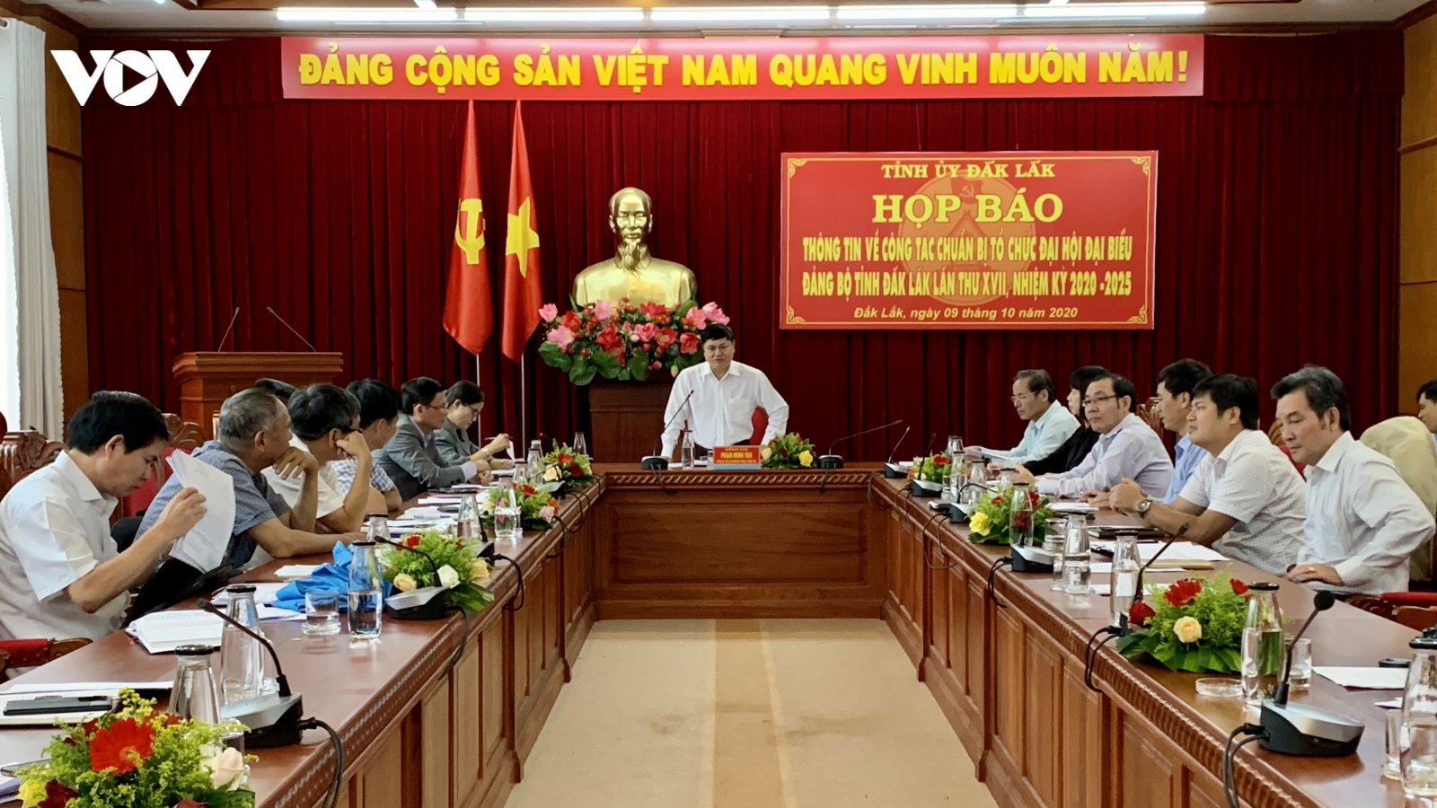 Đại hội đại biểu Đảng bộ tỉnh Đắk Lắk diễn ra từ ngày 13-15/10