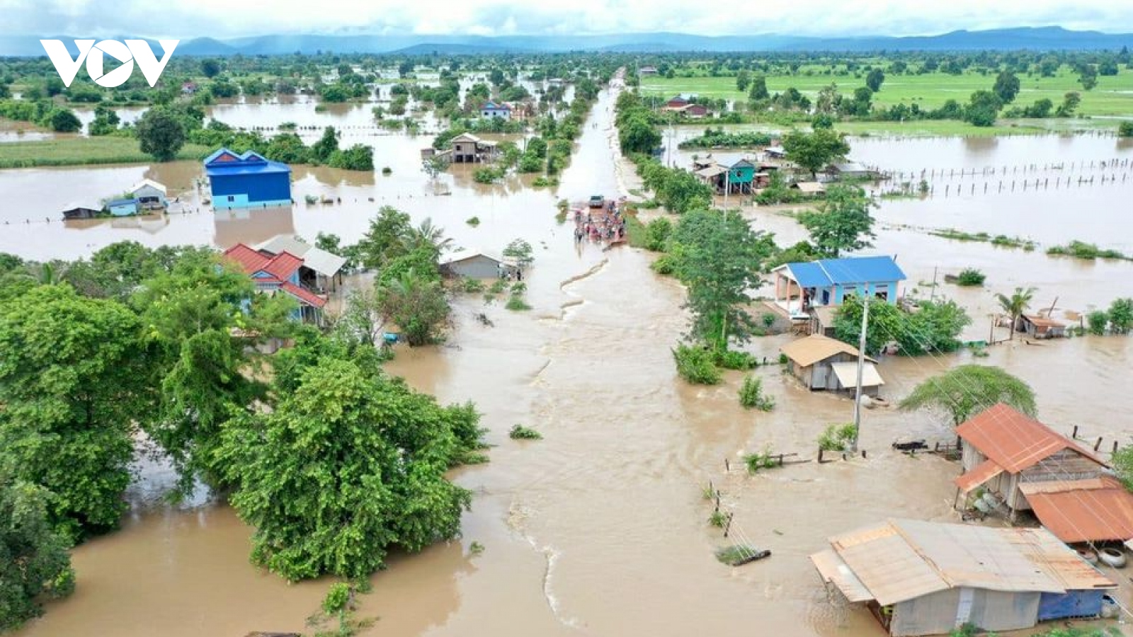 Campuchia đối mặt đợt lũ cao kỷ lục trong hơn 1 thập kỷ