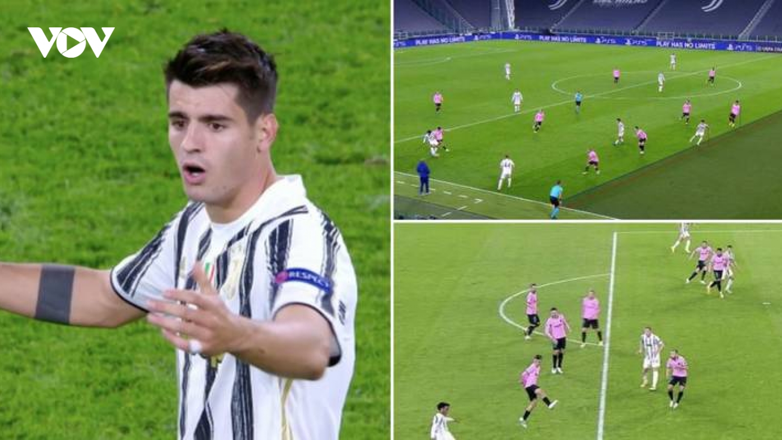 Morata lập hat-trick việt vị, 3 lần bị VAR từ chối bàn thắng trước Barca