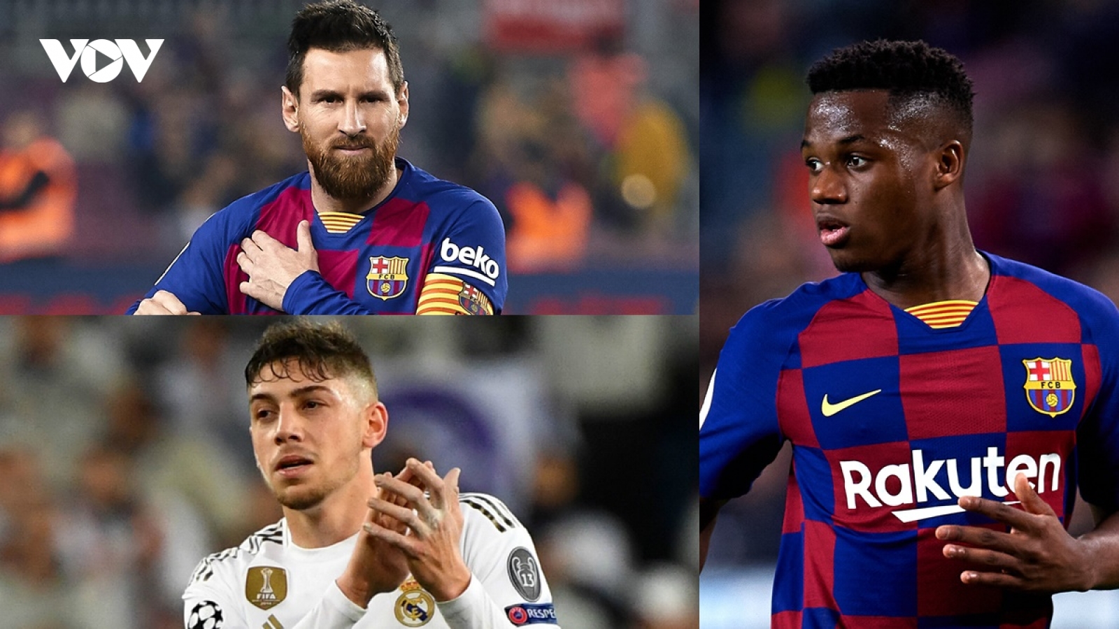 Đội hình kết hợp Barca - Real Madrid: "Thần đồng" Fati góp mặt
