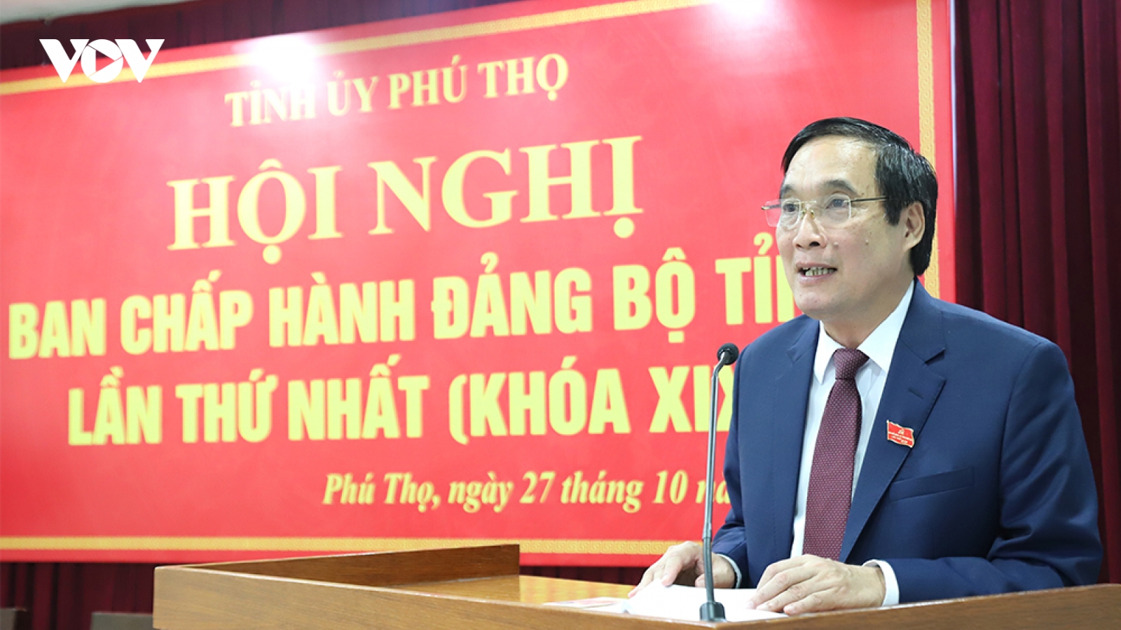 Ông Bùi Minh Châu tái đắc cử Bí thư Tỉnh ủy Phú Thọ nhiệm kỳ 2020-2025