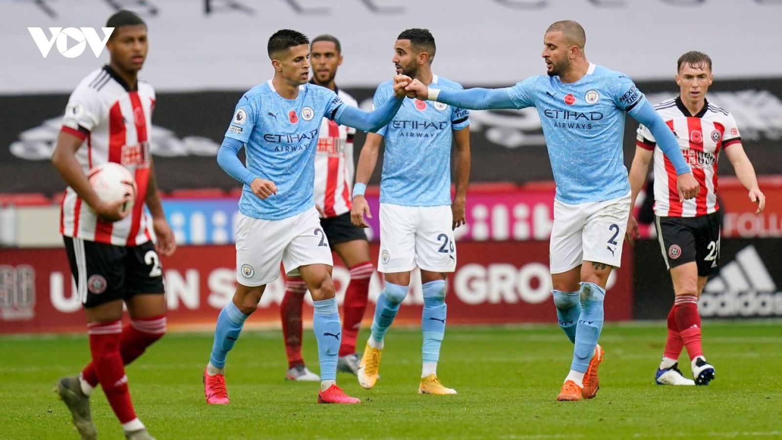 Kyle Walker lập siêu phẩm, Man City thắng Sheffield theo phong cách thực dụng