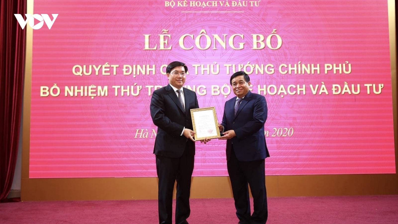 Bộ Kế hoạch và Đầu tư có tân Thứ trưởng 41 tuổi