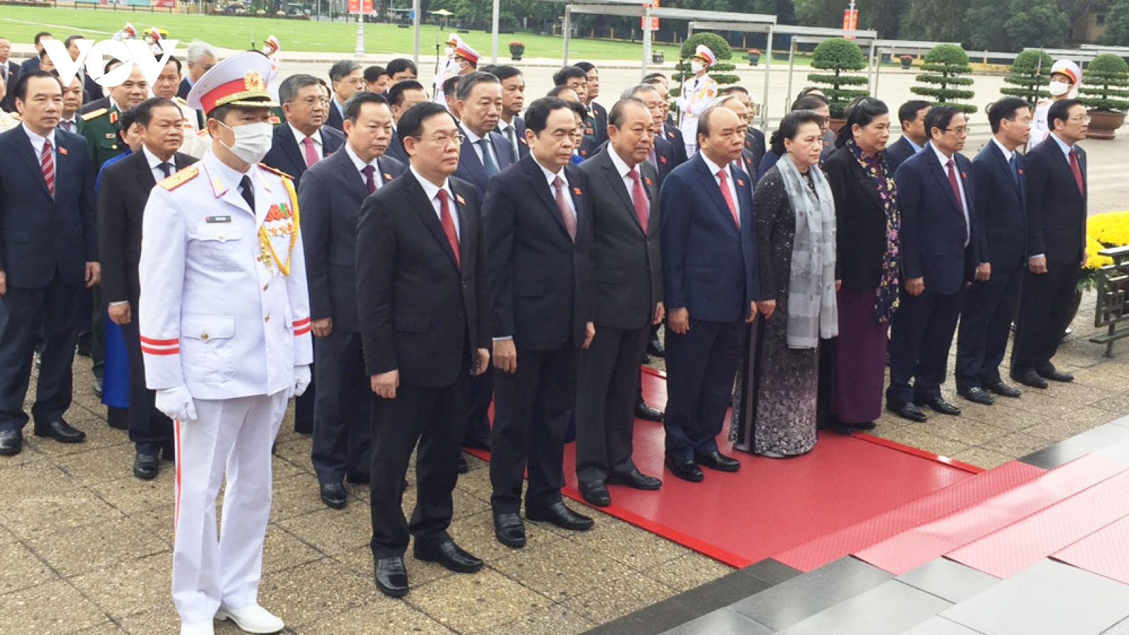 Lãnh đạo Đảng, Nhà nước, Quốc hội vào Lăng viếng Chủ tịch Hồ Chí Minh