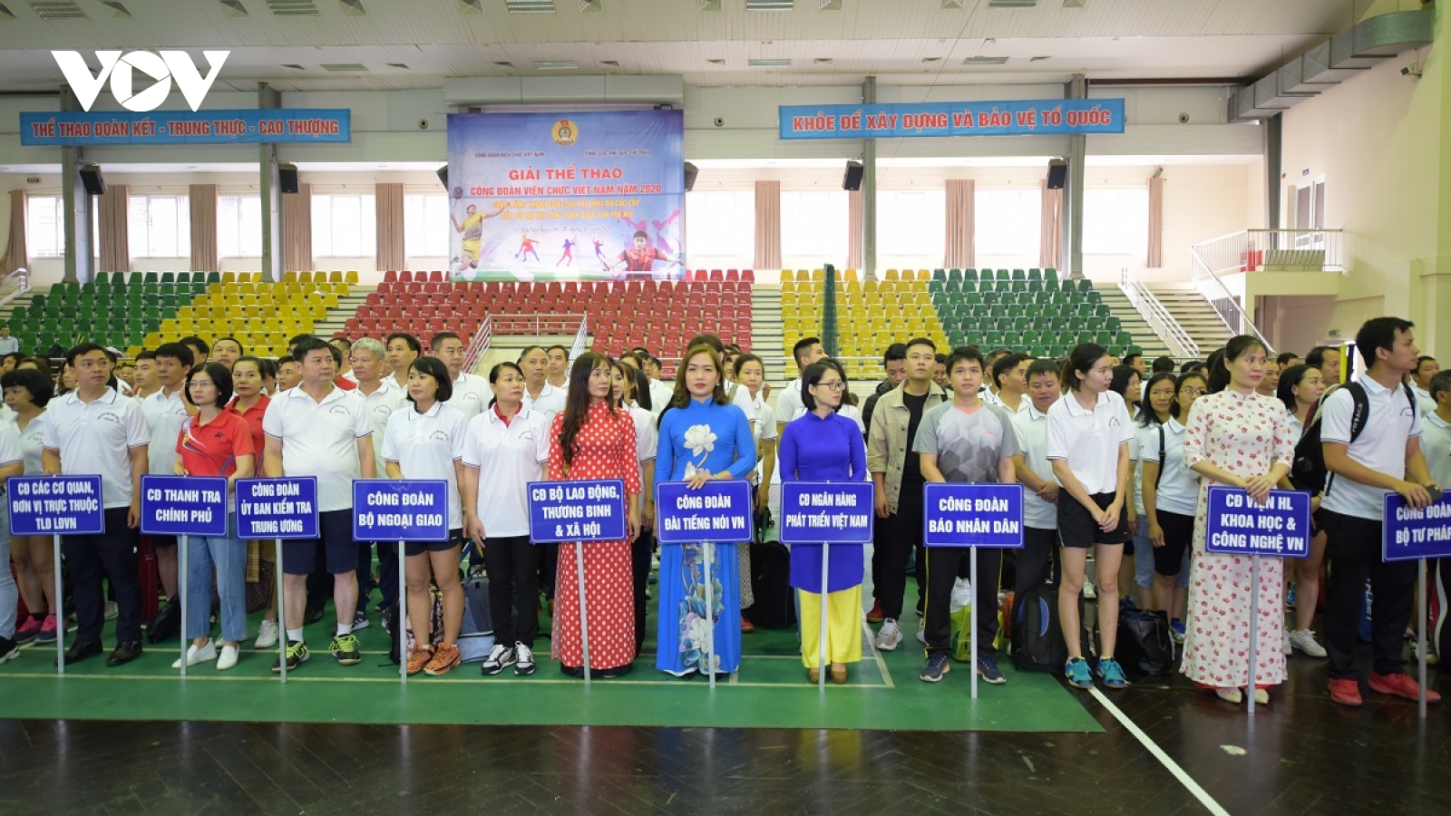 Khai mạc giải thể thao công đoàn viên chức Việt Nam 2020 