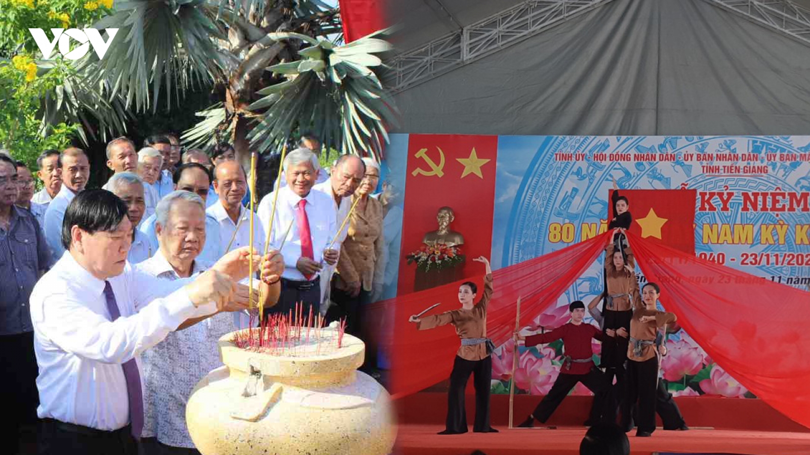 Tiền Giang, Vĩnh Long, Sóc Trăng kỷ niệm 80 năm Ngày Nam Kỳ khởi nghĩa