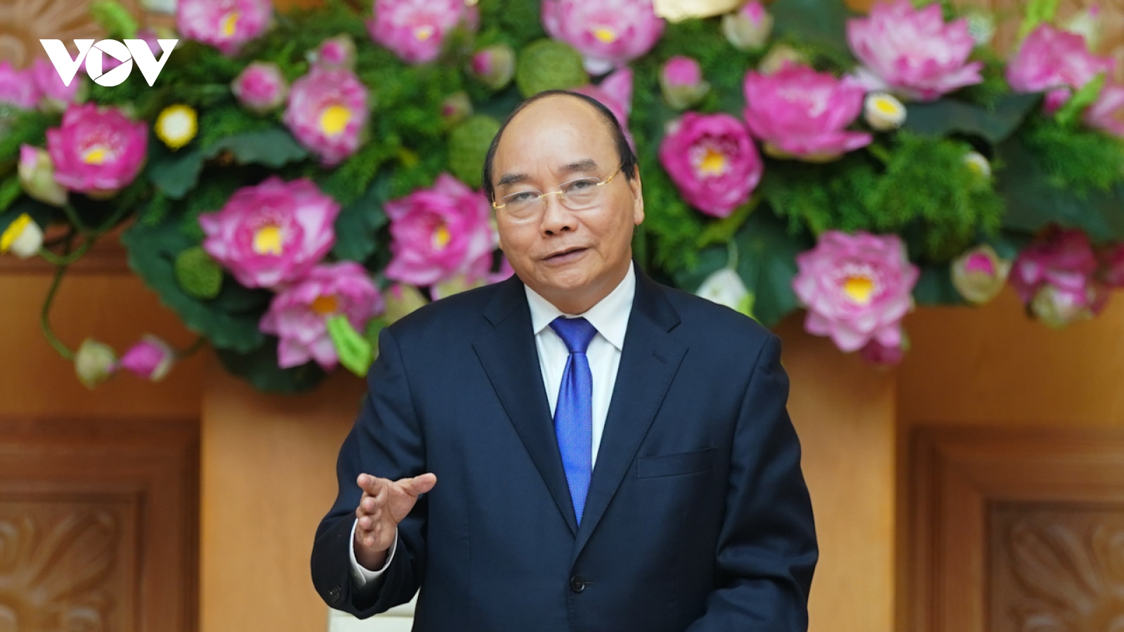 Thủ tướng Nguyễn Xuân Phúc tiếp đoàn các doanh nghiệp có sản phẩm đạt thương hiệu quốc gia