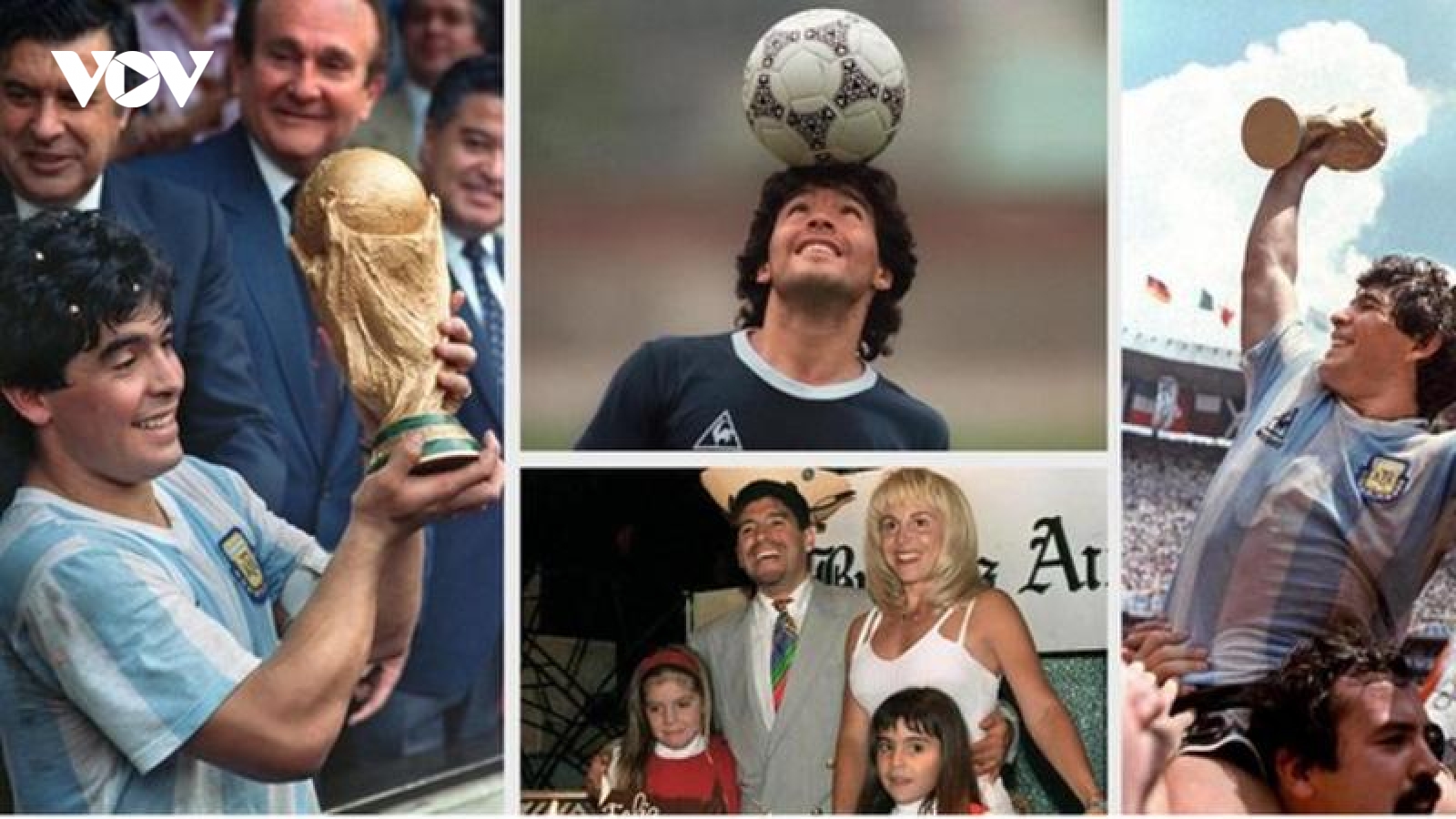 Sự nghiệp vinh quang của Diego Maradona qua ảnh