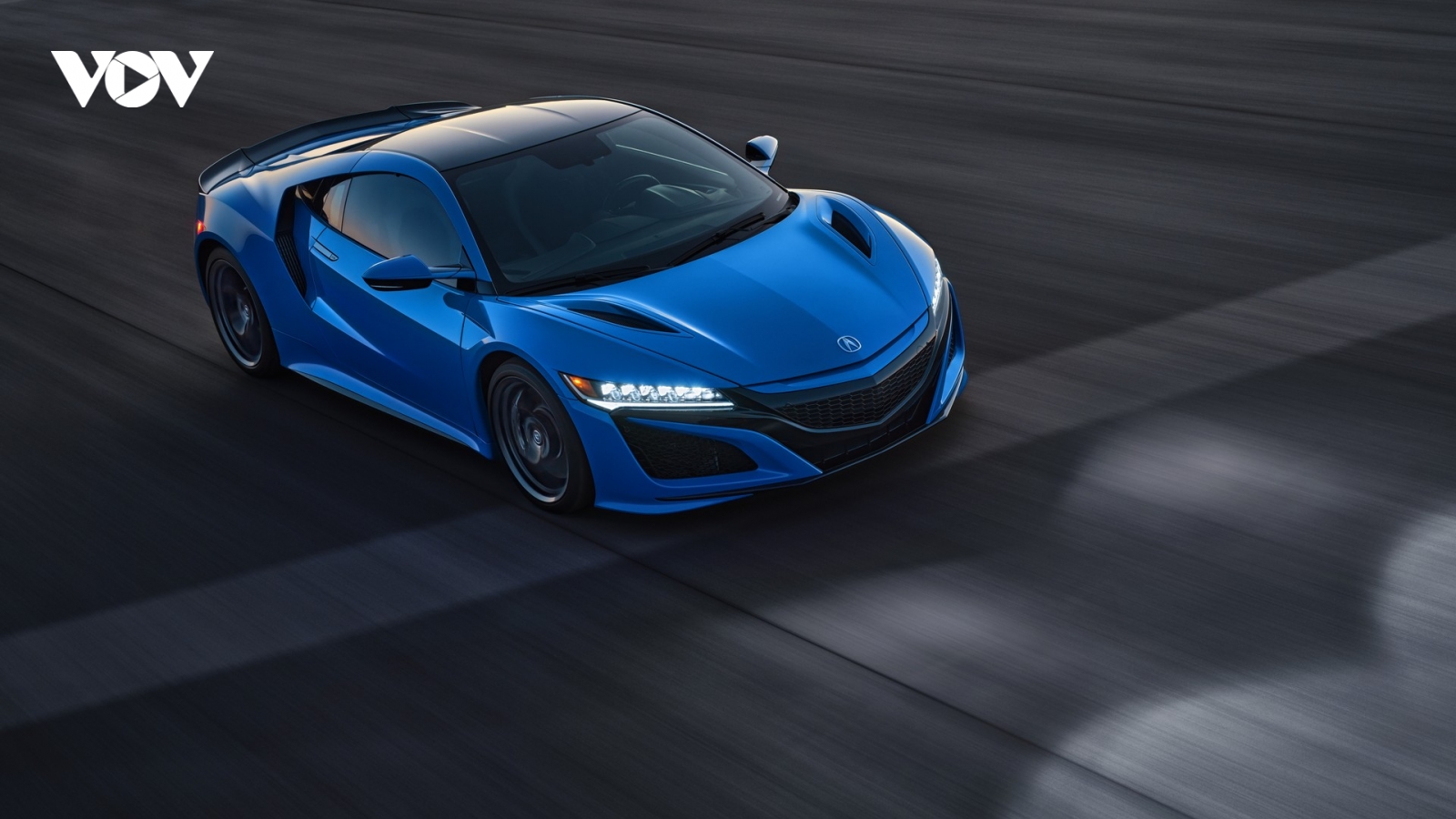 Ngắm Acura NSX 2021 với màu sơn Long Beach Blue Pearl
