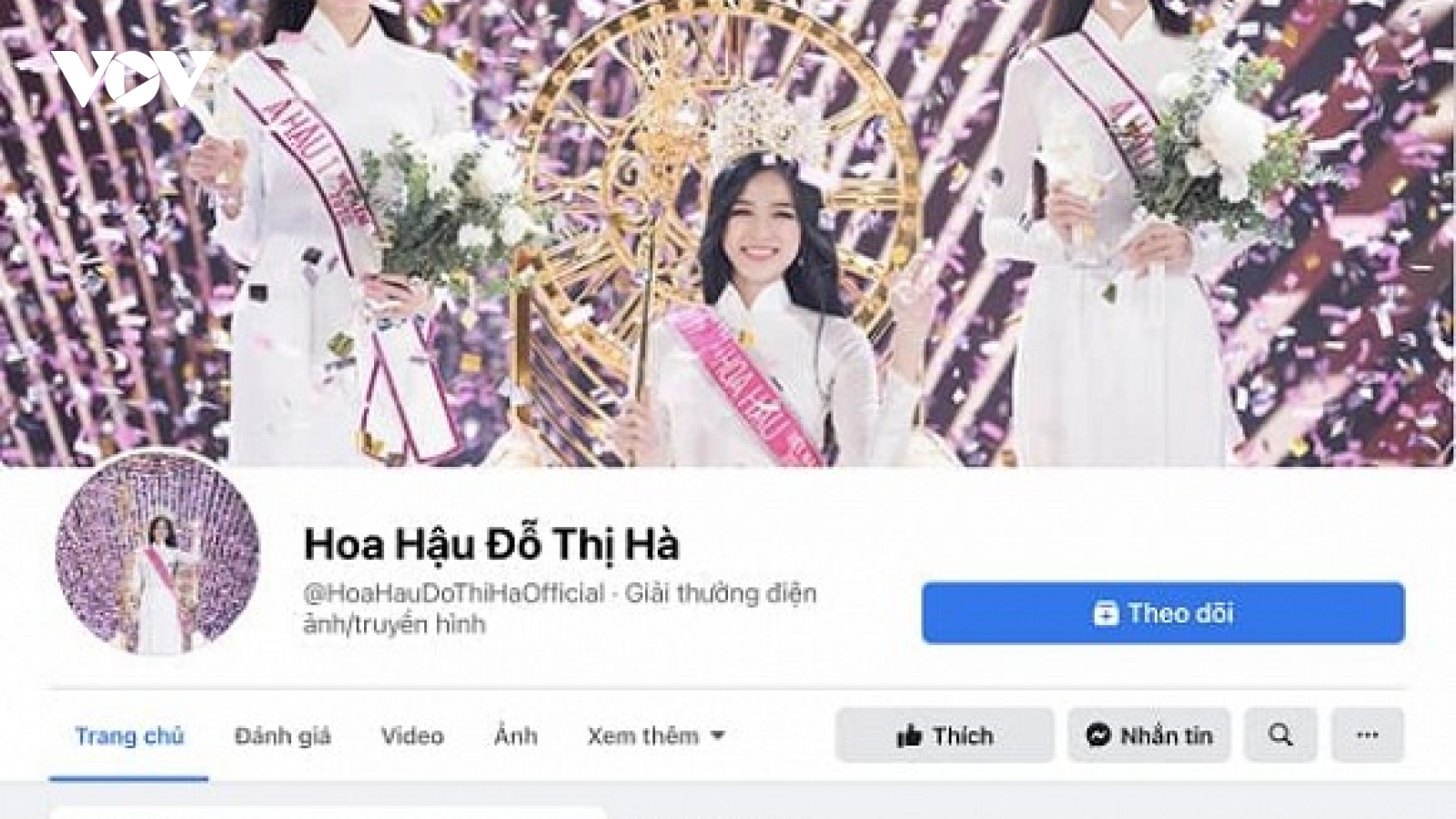 Chuyện showbiz: Hoa hậu Việt Nam 2020 Đỗ Thị Hà bị giả mạo facebook để trục lợi 