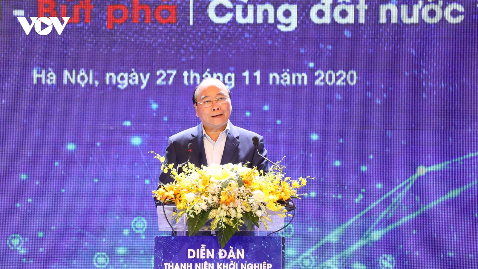 Thủ tướng Nguyễn Xuân phúc dự Diễn đàn Thanh niên khởi nghiệp 2020