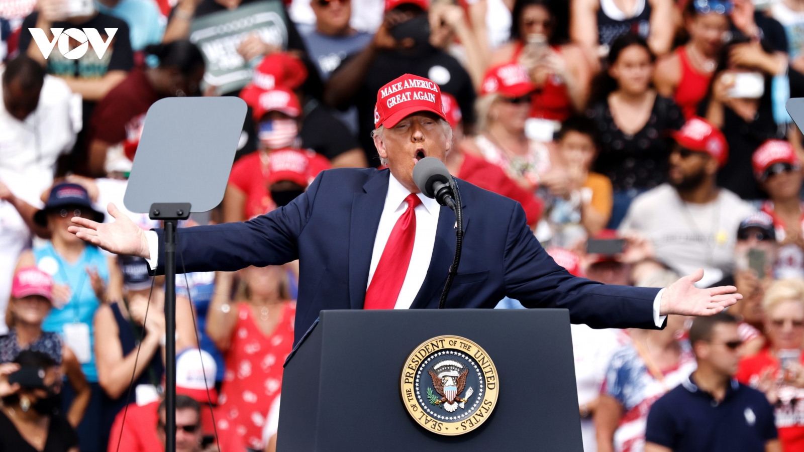 Tổng thống Donald Trump giành chiến thắng ở bang chiến địa Florida