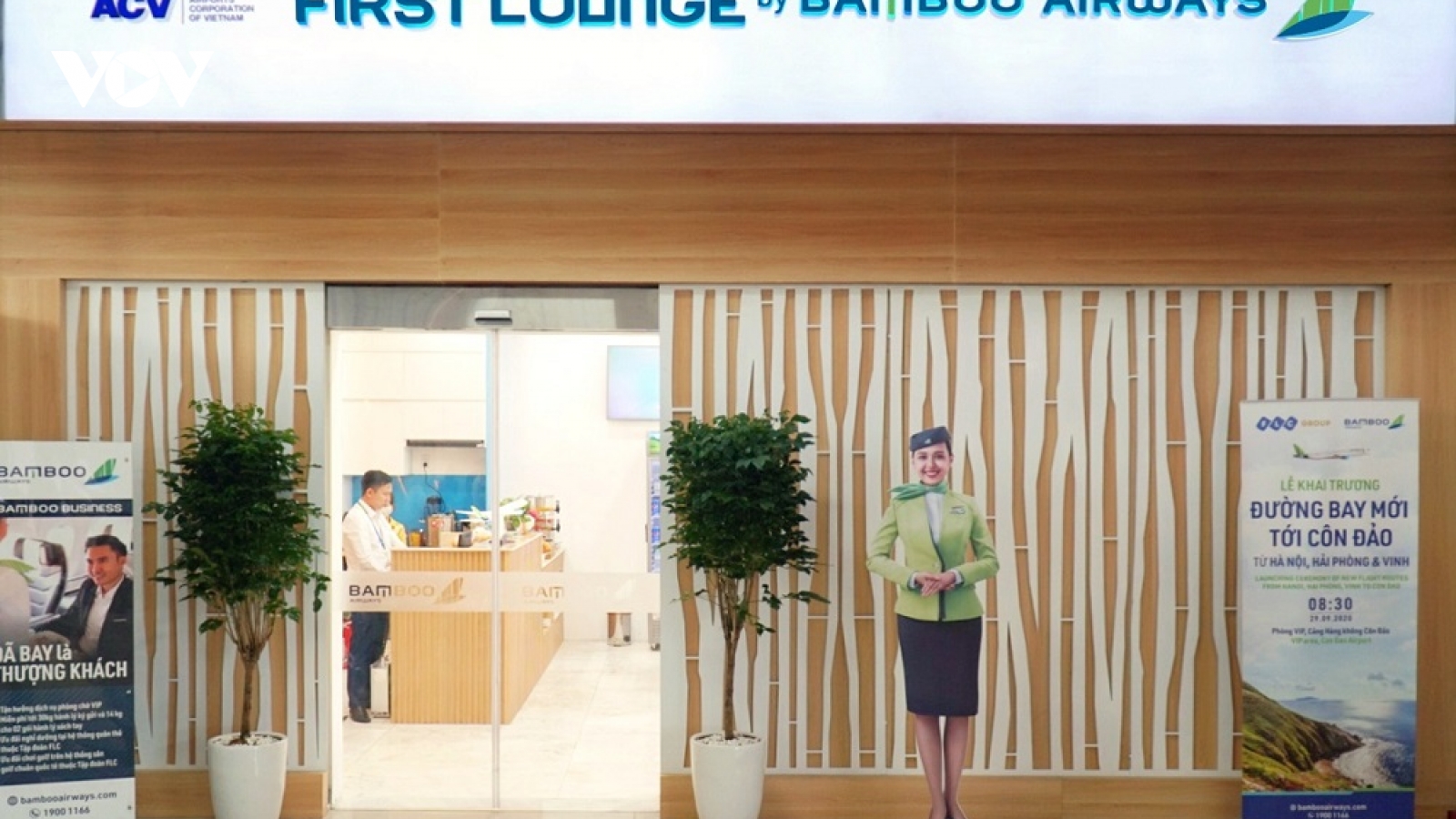 Bamboo Airways chính thức khai trương Phòng chờ Thương gia tại Côn Đảo