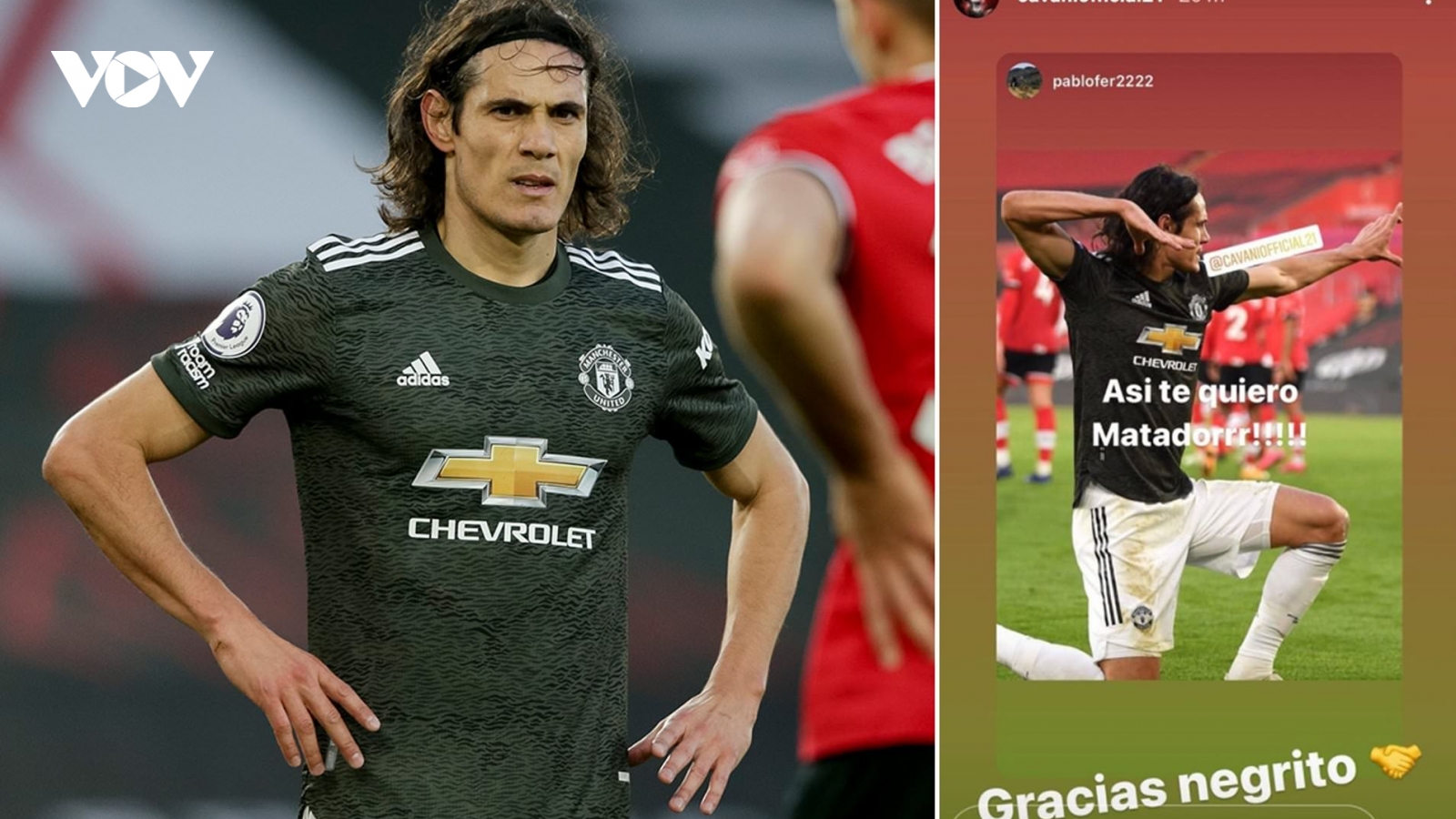 Cavani gặp rắc rối ngay sau khi trở thành người hùng của MU